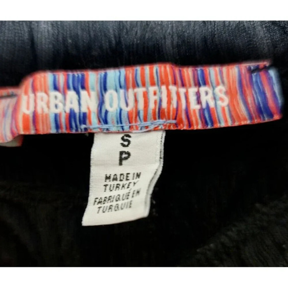 Urban Outfitters Pants Small Black Stretch Popcorn Texture Bootcut Fun Eclectic - Picture 3 of 9